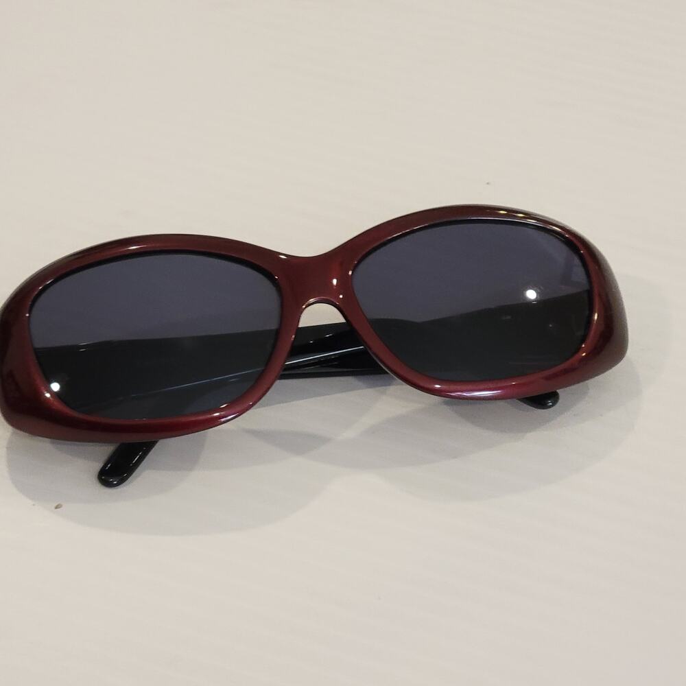Womens sunglasses Escada B425 Maroon plastic frames gray lenses 58x15x135 - Picture 11 of 13